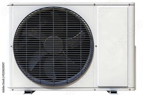 Air conditioner unit isolated on white background png ai generated isolated on a white background photo