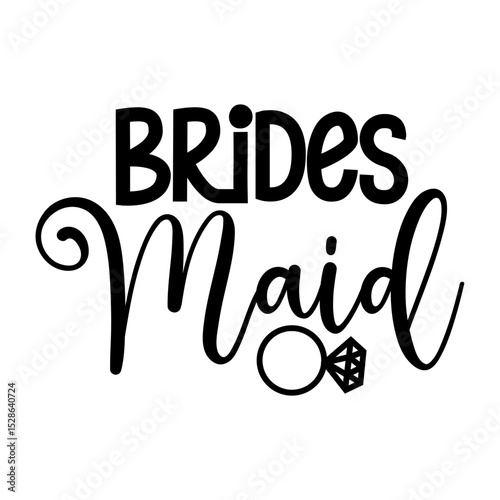 Brides maid SVG