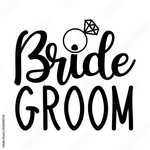 Bride groom SVG