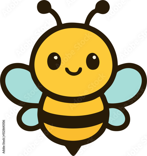 cartoon honey bee clipart