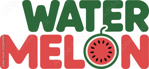 Refreshing Watermelon logo design