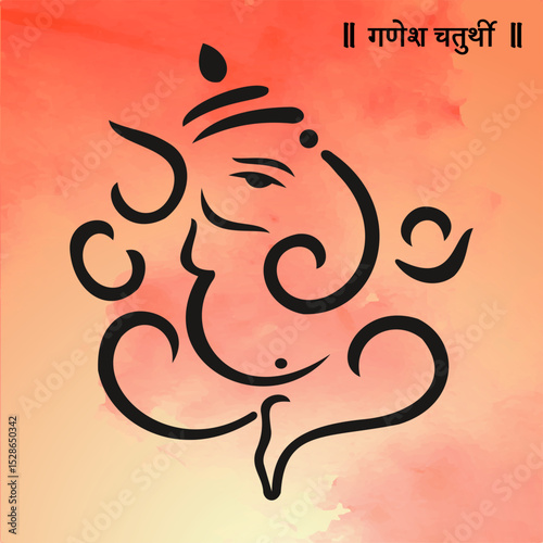 Lord Ganesha Vector image, Shree Ganesh ji, Hindu Lord Ganesha artwork, Ganesh Chaturthi festival of India, Lord Ganesha, Abstract, isolated, Religion, hindu, lord ganesha, 