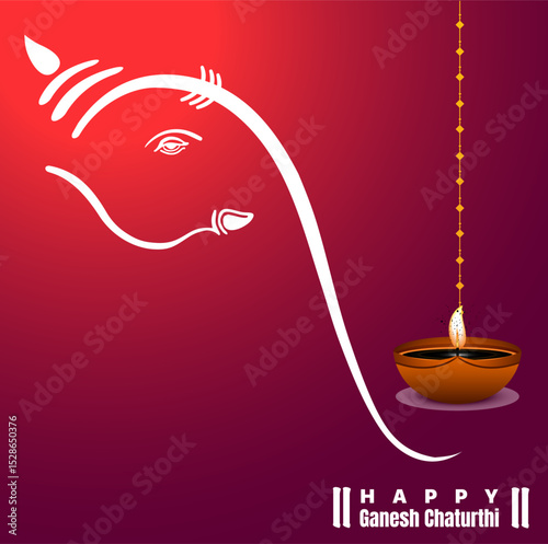 Lord Ganesha Vector image, Shree Ganesh ji, Hindu Lord Ganesha artwork, Ganesh Chaturthi festival of India, Lord Ganesha, Abstract, isolated, Religion, hindu, lord ganesha, 