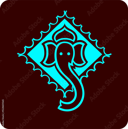 Lord Ganesha Vector image, Shree Ganesh ji, Hindu Lord Ganesha artwork, Ganesh Chaturthi festival of India, Lord Ganesha, Abstract, isolated, Religion, hindu, lord ganesha, 