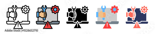 Troubleshooting multiple icon
