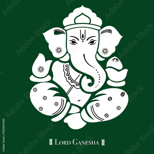 Lord Ganesha Vector File, Shree Ganesh ji, Hindu Lord Ganesha artwork, Ganesh Chaturthi festival of India, Lord Ganesha, Abstract, isolated, Religion, Hindu, lord ganesha, Happy Ganesh Chaturthi,
