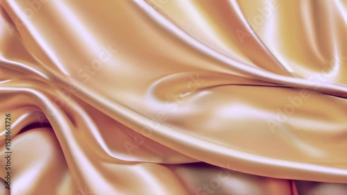 Silk fabric flowing gently: a luxurious texture