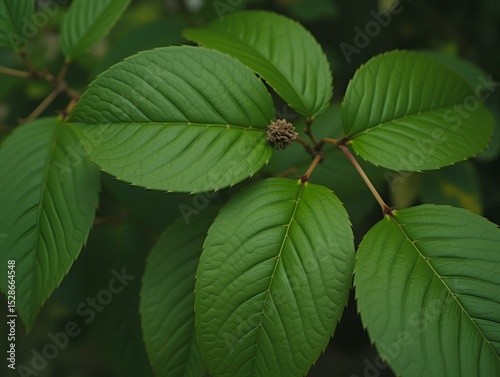 primer plano de hojas 
