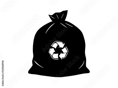 Recycle bin bag eco friendly waste disposal