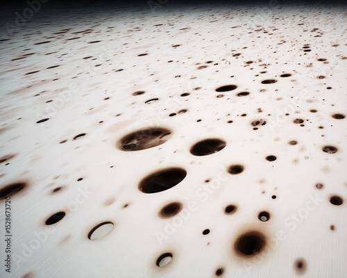 Abstract pitted surface
