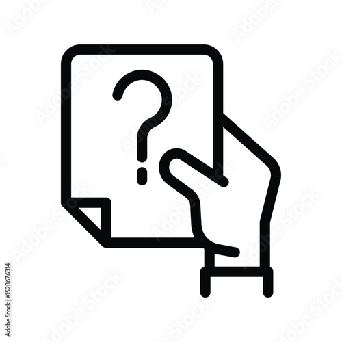 25 request line icon illustration vector graphic.eps