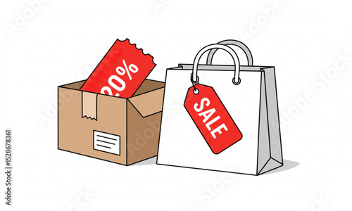 shopping bag with sale