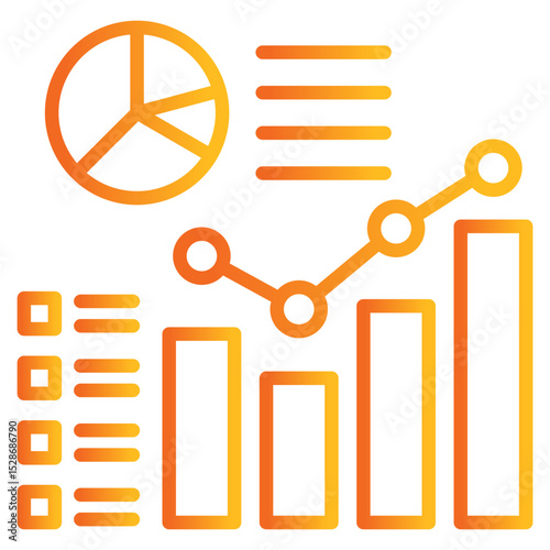 Growth Metrics gradient color icon