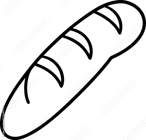 Baguette vector icon