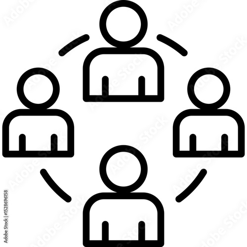Stakeholder line icon