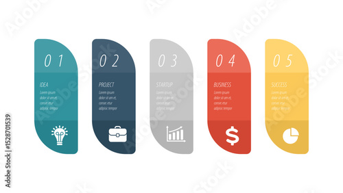Flat data chart vector illustration, flowchart, advanced diagram, cone chart, ring chart, bar chart, bar chart, classification chart, parallel chart, mind map