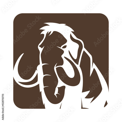 Mammoth icon logo design