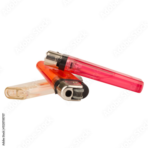 Lighter pile on white tool smoke