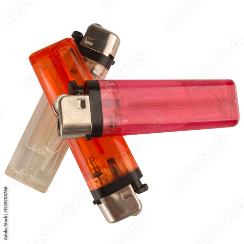 Lighter pile on white tool smoke