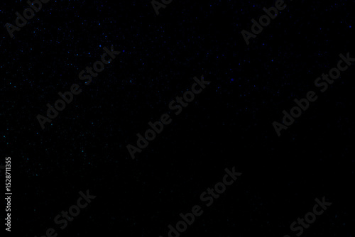 Fototapeta Naklejka Na Ścianę i Meble -  Space star shape sky night background, black starry cosmos abstract pattern dark blue science, textile cosmic galaxy astronomy decoration fantasy wallpaper landscape.