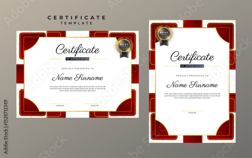 Elegant Luxury Achievement Certificate Template