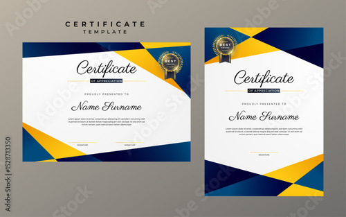 Elegant Luxury Achievement Certificate Template