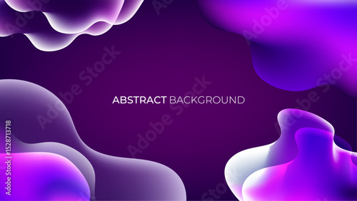 Colorful Gradient Abstract Fluid Background