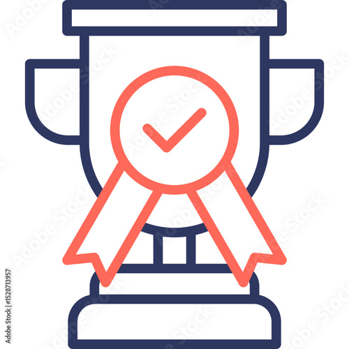 Quality line color icon