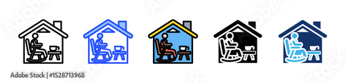 Independent Living Icon Collection With Multiple Styles