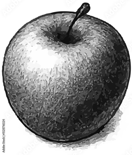 Hand-drawn apple sketch symbolizing health, teacher gifts, and education traditions