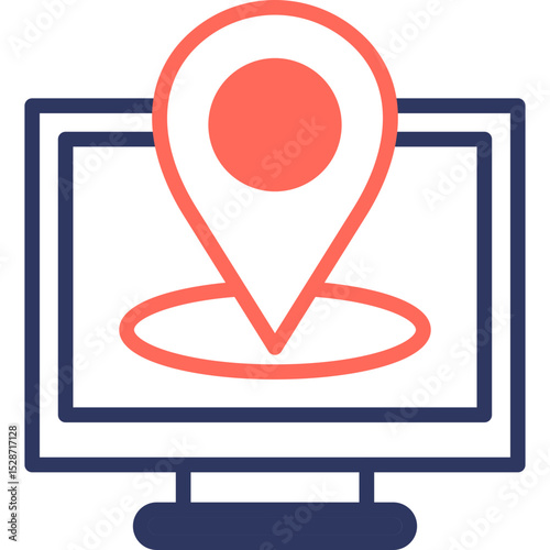 Address mixed color icon