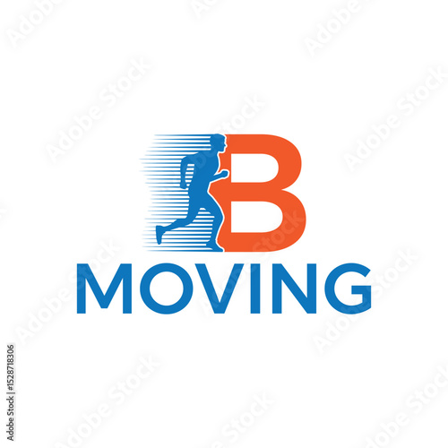 Moving logo featuring a truck, arrow, or box icon, perfect for relocation services, logistics companies, or delivery brands. Dynamic, bold, and symbolizing motion, efficiency, and reliability.
