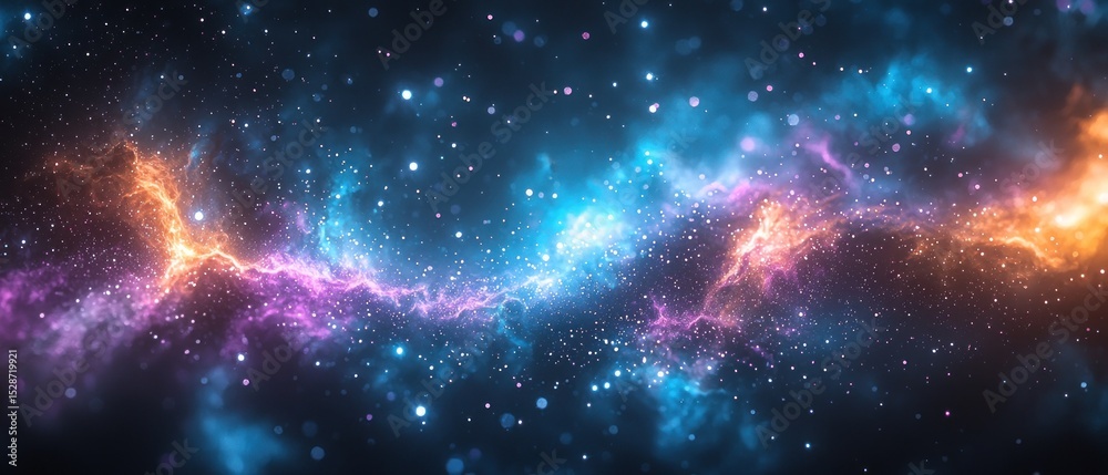 Naklejka premium Cosmic Nebula