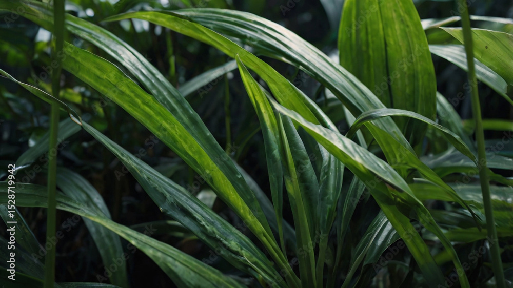 Fototapeta premium green grass in the morning