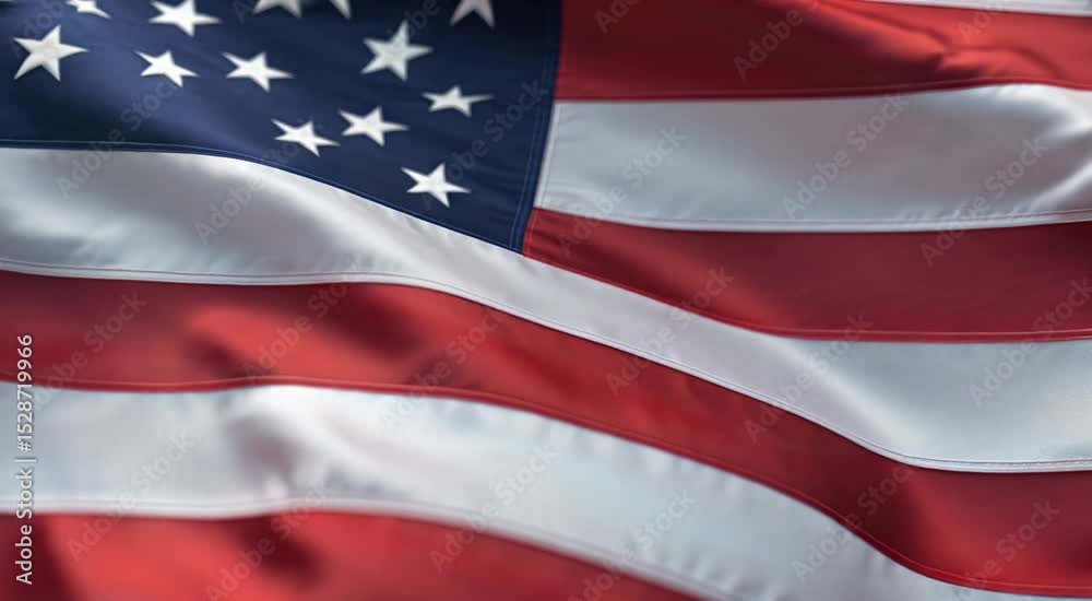 Close up view of the american flag waving representing the usa patriotism. Close up view of the american flag waving representing the usa patriotism.