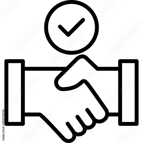 Reliability line icon