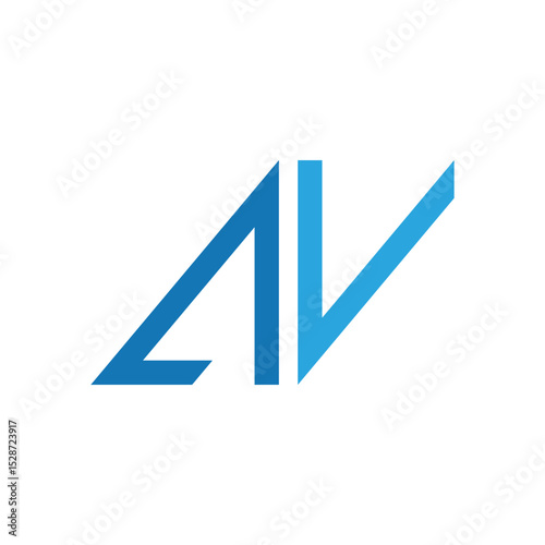 Modern vector design Logo Letter AV