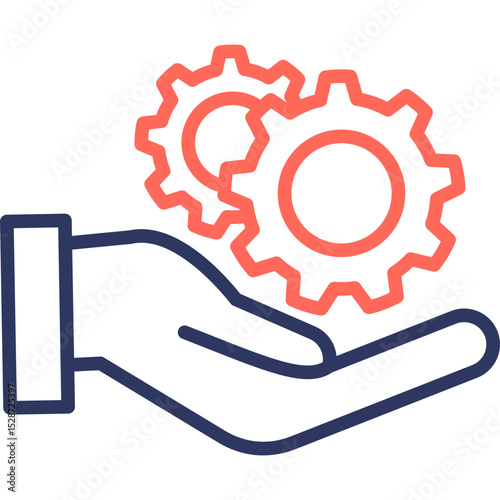 Service line color icon