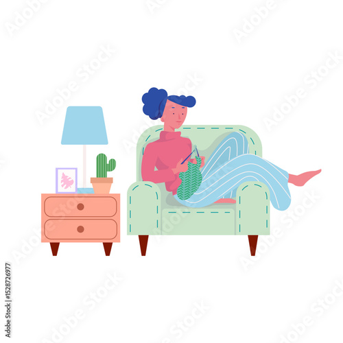 Cartoon flat character vector illustrations, scenes of women's home life, daily life, entertainment and play, healthy exercise
