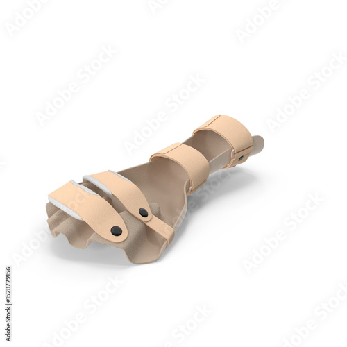 Orthopedic Hand and Wrist Support Brace Isolated on Transparent Background