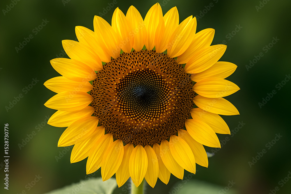 Obraz premium Sunflower Close-Up: Vibrant Yellow Petal Details