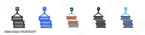 Girders Icon Collection With Multiple Styles