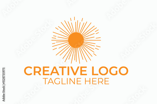 sun logo design
