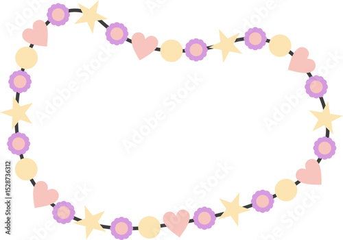 Colorful Beaded Jewelry Element