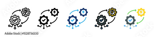 Automation Icon Collection With Multiple Styles