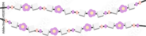 Colorful Beaded Jewelry Element