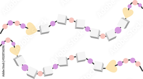 Colorful Beaded Jewelry Element