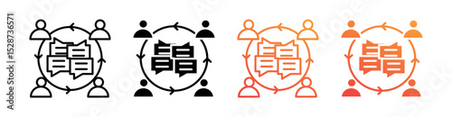 Discussion Multiple Style Icon Set Collection 