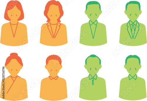 人物アイコン　シニア