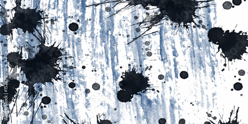 Abstract bloody grunge overlays fog isolated on black background. Scary Red and black horror red grunge texture and old wall texture effect powder color explosion background. Dark red slate backgrou